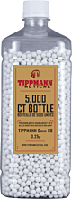 Tippmann 6mm BBs 0.25g 5000ct bottle-White